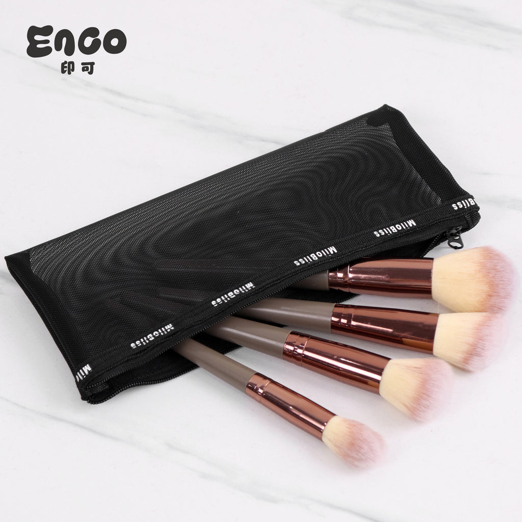 Popular black mesh multi-functional layered cosmetic bag large-capacity cosmetic storage bag portable wash bag bag bag