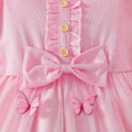 Girls' summer dress  new style butterfly mesh tutu dress - stylish and ethereal princess dress for kids