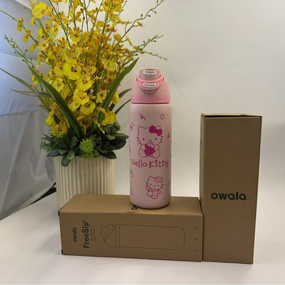 Amazon owala fruit cup large capacity 304 stainless steel vacuum thermos cup portable satchel sports water cup