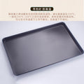 Commercial-grade thickened non-stick baking pan, 60*40cm rectangular aluminum-plated carbon steel food baking pan for bread, cakes, and more