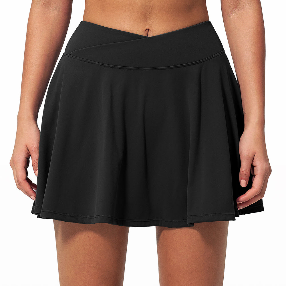 Summer yoga skirt for women - quick-dry running, fitness, badminton skirt - anti-exposure tennis skirt - style 2135