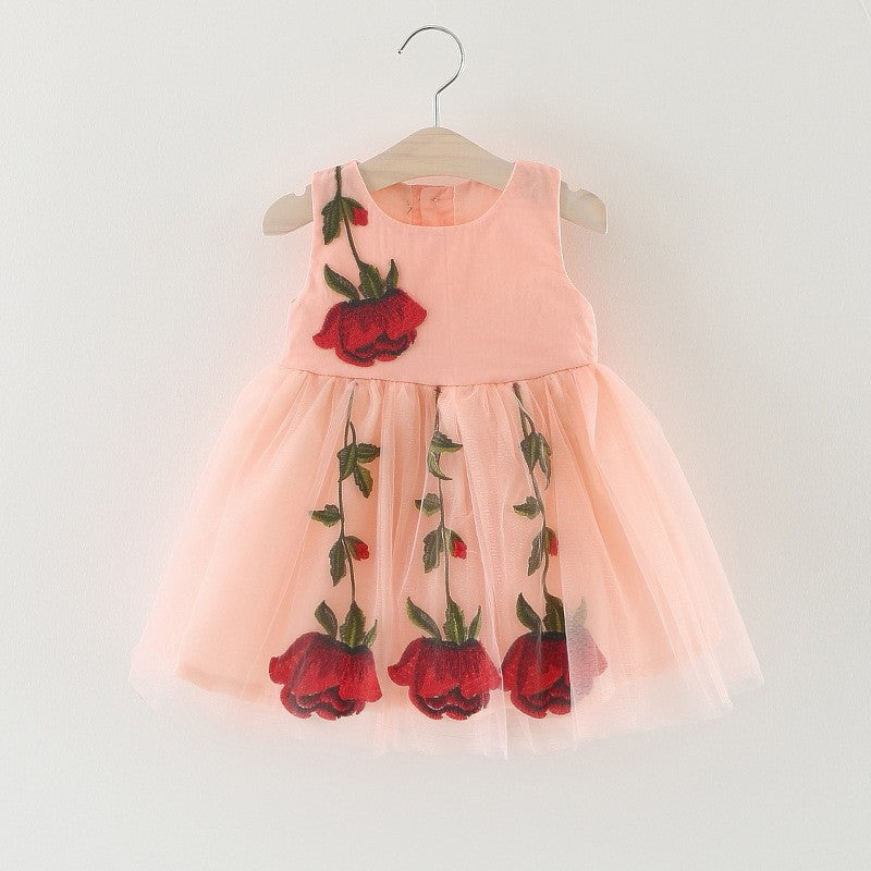 spring/summer new arrivals: korean style girls' floral dress - "blooming summer, flowers in the field" - dropshipping available