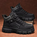 High-top shoes for men spring 2025new arrivalmenthick solenon-slipboots outdoor wear-resistant workwear boots men's fashion