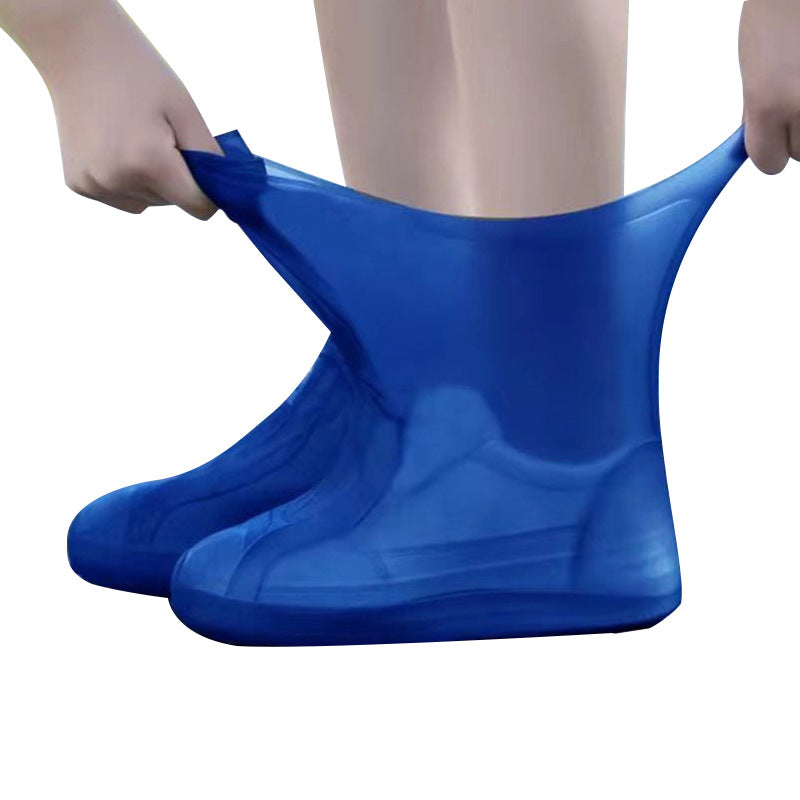 Shoe covers, portable, non-slip, anti-fouling, rainproof, waterproof, thickenedabrasion resistant, men's and women's rain shoe covers, travel shoes for rainy days
