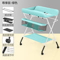 Changing table (white tube) - mint green - premium edition