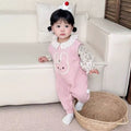 Spring clothes springoveralls clothes baby girl suitspring & fall onesie two-piece set outing clothes baby super cute