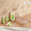 Baby nail clippers - newborn safe, anti-pinch safety set for infants and toddlers