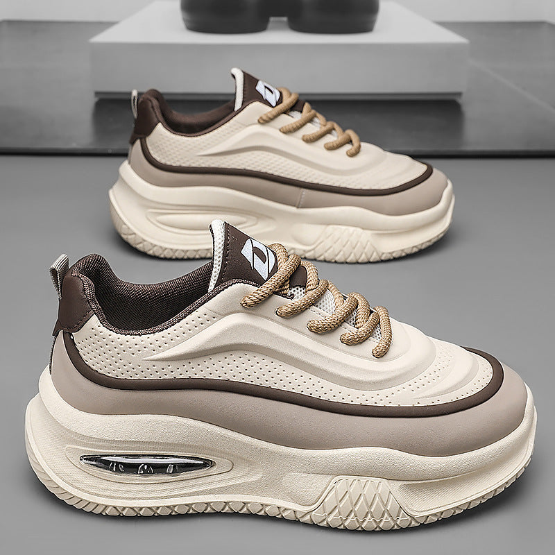 2025 spring men's versatile casual sneakers - trendy, niche design, perfect for teens, students, and campus style - chunky dad shoes for men
