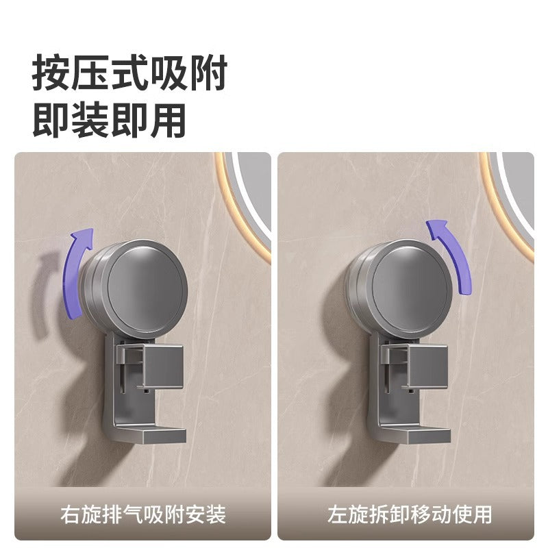 Suction cup washbasin hook storage rack bathroom storage rack toilet bathroom basin punch-free for home hanging basin rack