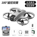 Drone industry high-altitude small quadcopter anti-collision aircraft remote control airplane - beginner toy for elementary school students