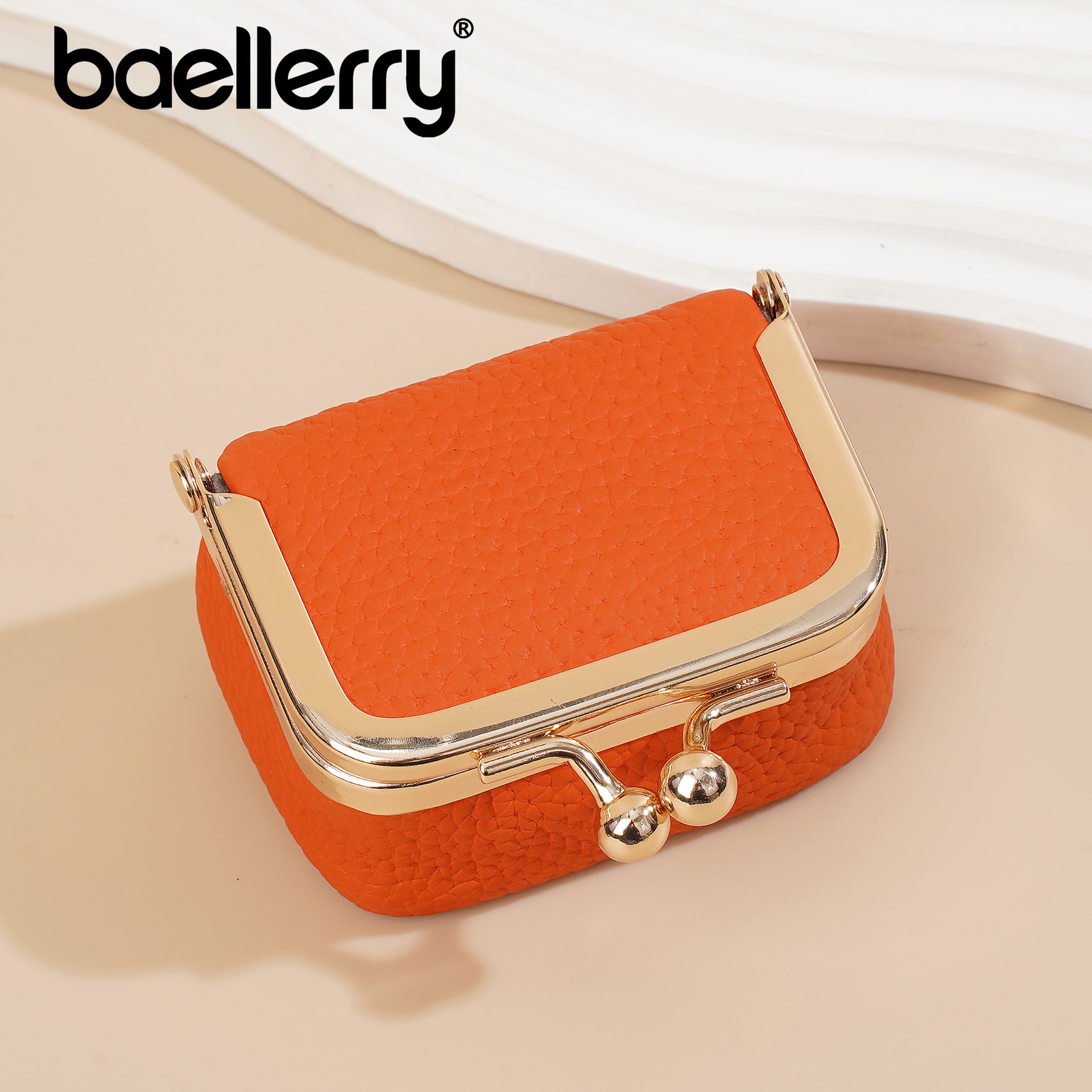 New leather mini bag wallet women's ring earrings jewelry storage box earphones coin mouth gold bag change bag