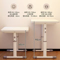 Hand-crank adjustable desk, thickened study table, bedroom study room complete computer desk set, adjustable wooden children's desk and chair set