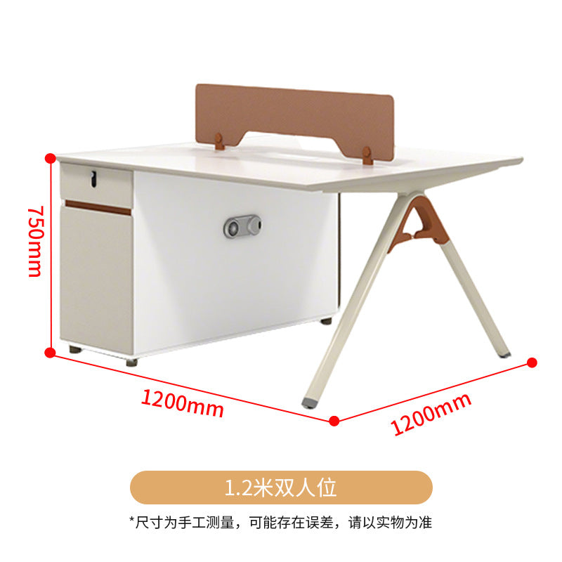 Saint li office desk and chair set - employee workstation, office desk and chair combination, minimalist furniture