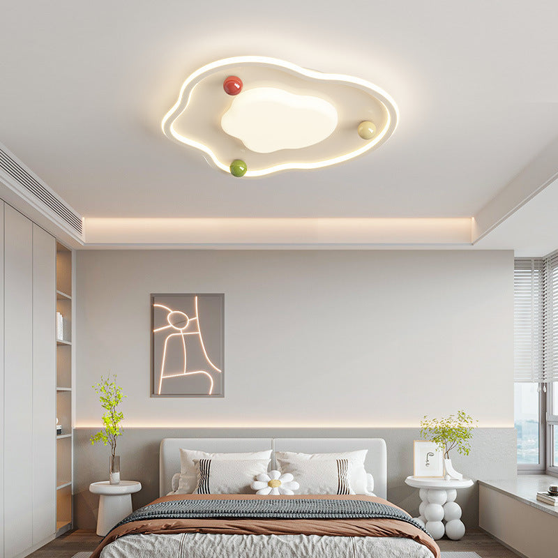 Cream wind living room main light 2025 new modern simple cloud ceiling light led Zhongshan lighting whole house package