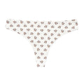 foreign trade european and american seamless underwear adhesive nylon printing breathable quick-drying low-waist ice silk seamless underwear for women