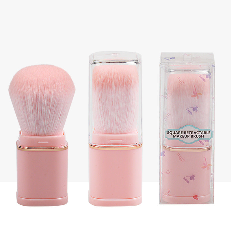 Export single-head mini brush pink makeup brush large loose powder brush blush brush portable beauty tool makeup brush