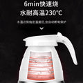 Silicone foldable electric kettle - auto shut-off, portable travel kettle, mini water boiler - us plug (cross-border)