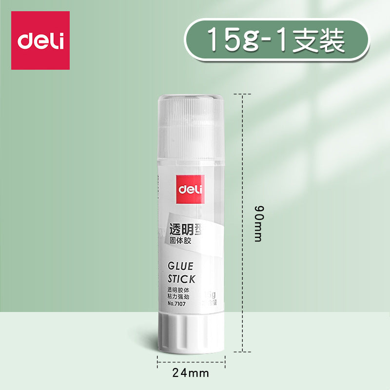 Deli 7106/7107/7108 Solid glue ACR high viscosity high transparent rod manual glue stick solid glue