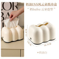Cloud tissue box - office desktop tissue dispenser - creative wall-mounted, punch-free design for bathroom & kitchen