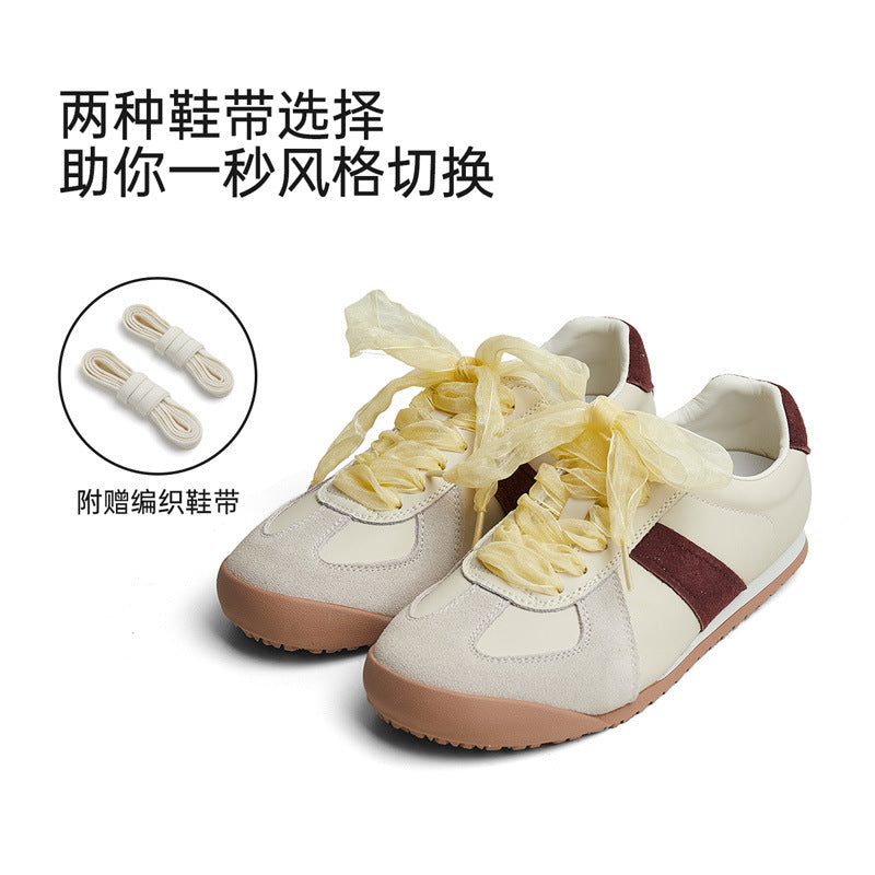 Argan shoes women's summer thin breathable white shoes 2026 new arrival ballet training shoes popular lightweight dad shoes