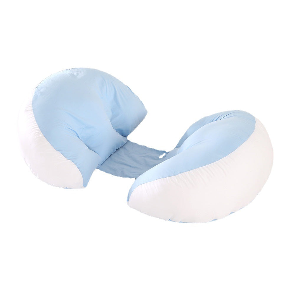 Pregnancy pillow - u-shaped multi-functional support pillow for side sleepers - lumbar support, belly support, removable & washable - maternity essentials