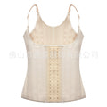 Latex shapewear 25 steel bone rubber buttoned breast support silm vest body shaping tummy control tight sports vest personalized