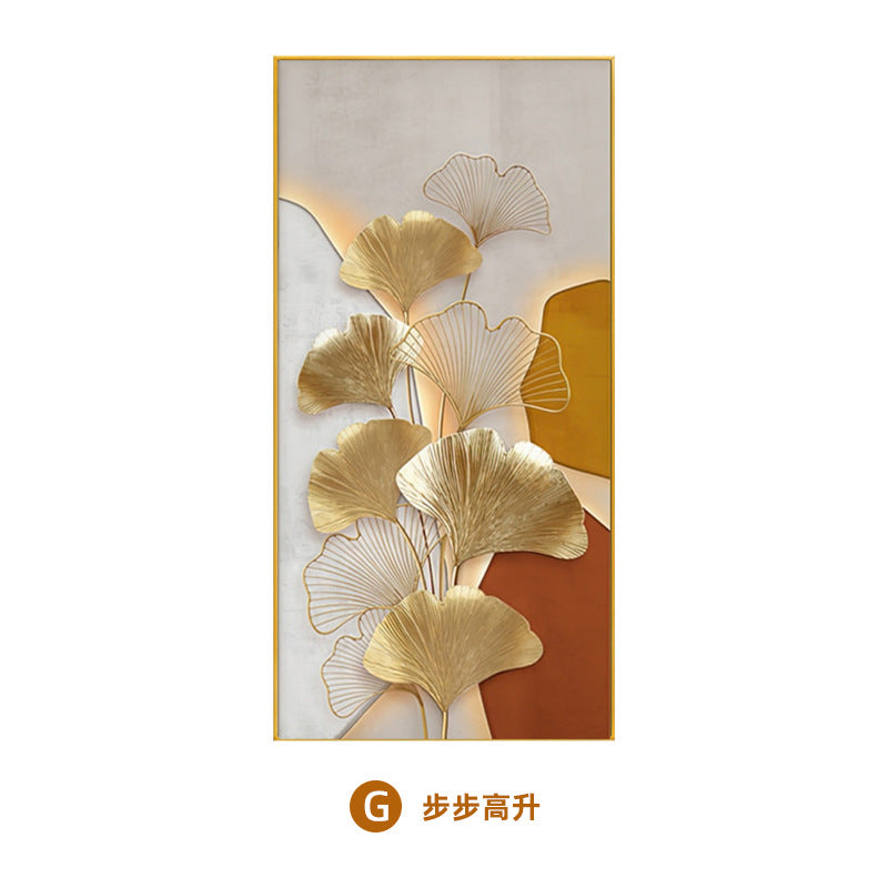 Large size can be flipped meter box decorative painting into the door, the entrance comes and goes, modern simple vertical wall painting