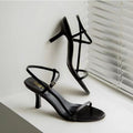 Women's sandals 2024 new summer trendy stiletto heel single strap high heel sandals sexy open toe korean style