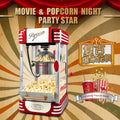 110v popcorn machine - fully automatic electric popcorn maker for home use, small-scale street vendors, and pop-up shops
