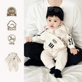 New autumn baby clothes: stylish rompers for baby boys, cute backpack rompers, spring/autumn outings, trendy styles