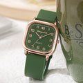 Shangmei square arabic numerals scale silicone strap fashion quartz women's watch factory direct sales wholesale