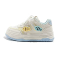 Girls' athletic shoes - new autumn  collection: breathable mesh sneakers, white shoes, student skate shoes for mid-to-large children and kids