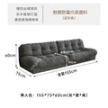 Cloud sofa new arrival modern casual cream style living room small apartment straight row fabric sofa apartment bedroom sofa
