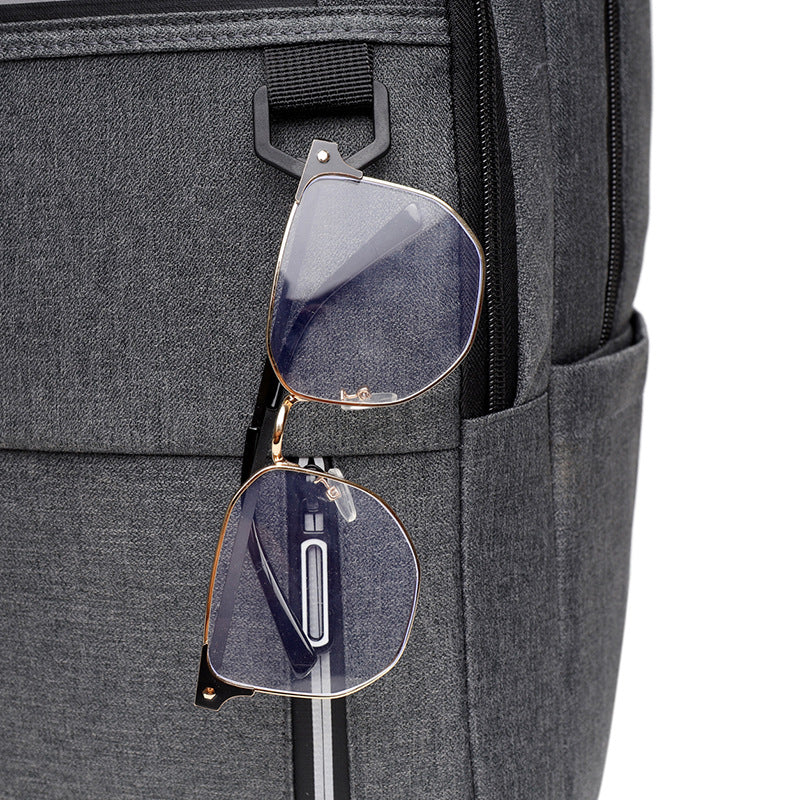 Cross-border 2025 backpack men's and women's business computer bag simple fashion going out sports bag travel bag backpack schoolbag