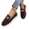 summer new arrival: plus size women's casual comfortable metal buckle fashionable outerwear flats - wholesale