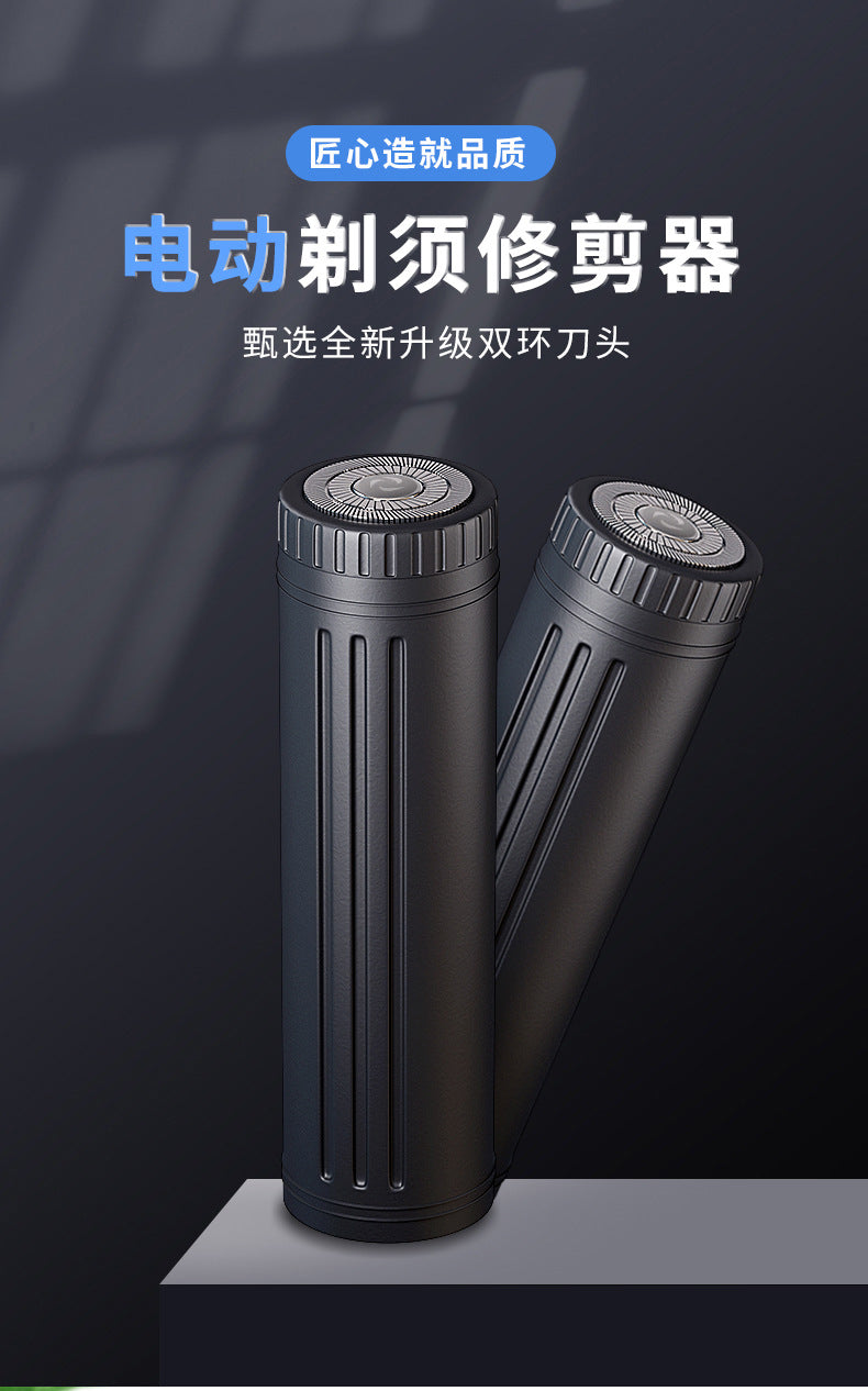 6d mini electric shaver - portable, rechargeable, floating head razor - car, business trip, travel - 2021 new model