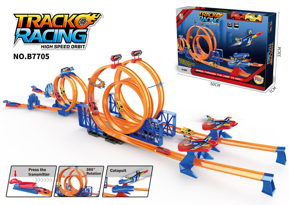 new arrival pull-back sports car puzzle assemble building blocks racing track diy track car kids toys amazon