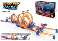 720cm pull-back racing car rotating track (with airplane)