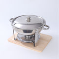 Amazon stainless steel round dining stove detachable foldable alcohol stove buffet stove hotel restaurant buffet stove