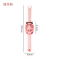 Children's day gift watch fan - mini usb rechargeable portable silent wrist fan for students