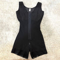enhanced version of body shaping jumpsuit personalized women's three-breasted zipper open file corset vest oem processing