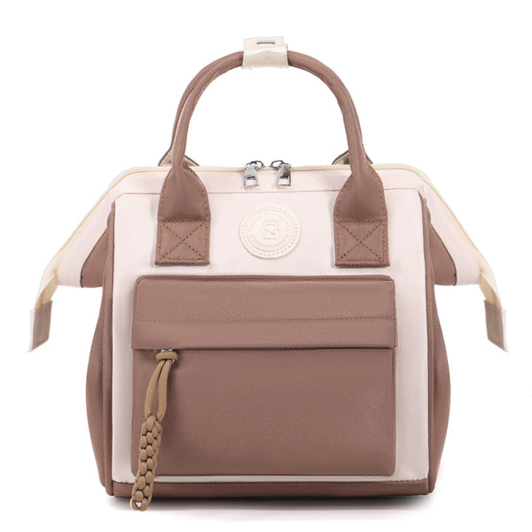 New color scheme three-purpose small mommy bag, thermal insulation bottle baby walking bag, Japanese and Korean commuter mother and baby bag parent-child cosmetic bag