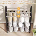 Stainless steel shoe rack reinforced thickened simple shoe rack dormitory shoe rack multi-layer for home bathroom door storage shoe rack