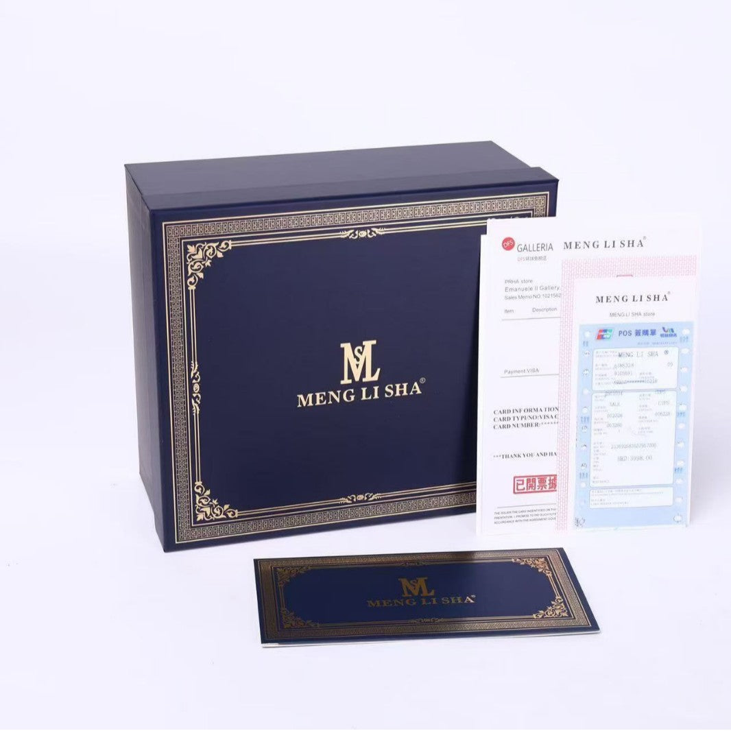 MENGLISHA Menglisa brand women's bag gift box set gift box invoice card exclusive link single shoulder