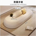 Cream style designer double-sided sofa clothing store hotel club lobby reception area rest area