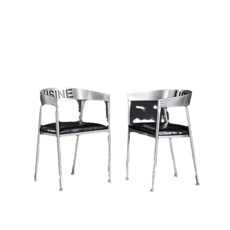 American Cafe Bistro Creative Metal Leisure Table and Chair Combination Industrial Wind Lifting Wrought Iron Small Round Table Dining Table
