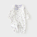 Babibele baby onesie - seamless spring/autumn newborn cotton romper - unisex infant & toddler crawling suit