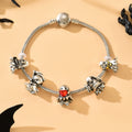 Halloween bracelet wholesale: european and american niche design, ghost & grim reaper women's jewelry, dark metal punk style bracelet