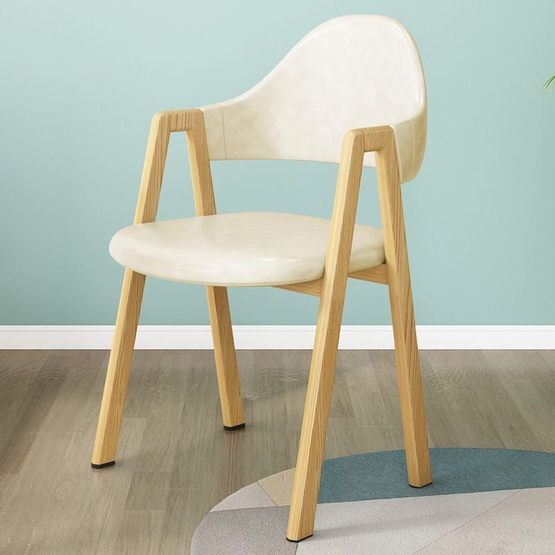 Dining chair home casual modern scandinavian chair bedroom study desk chair casual stool backrest commercial dining table chair
