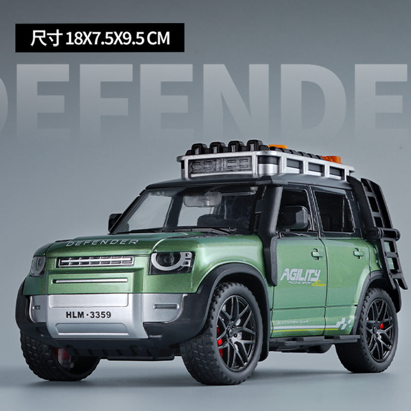 Kids' realistic inertia off-road vehicle model - doors open, lights & music - inertia toy car - cross-border hot seller